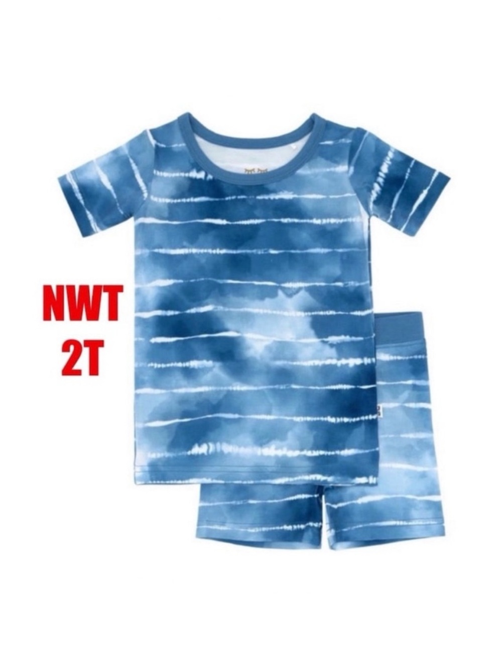 💙Little Sleepies Tie Dye Short Sleeve Pajama Set